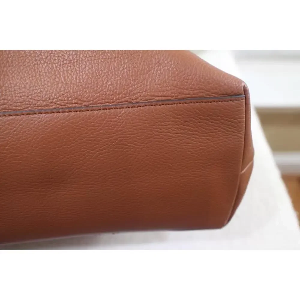 J Crew All-day Tote Bag in Black Leather F5237 (pu300
